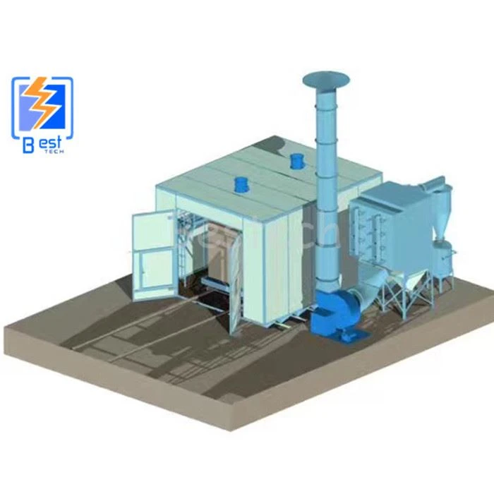 Phòng phun cát tái chế tự động