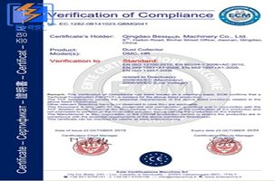 Bộ thu bụi với chứng chỉ CE